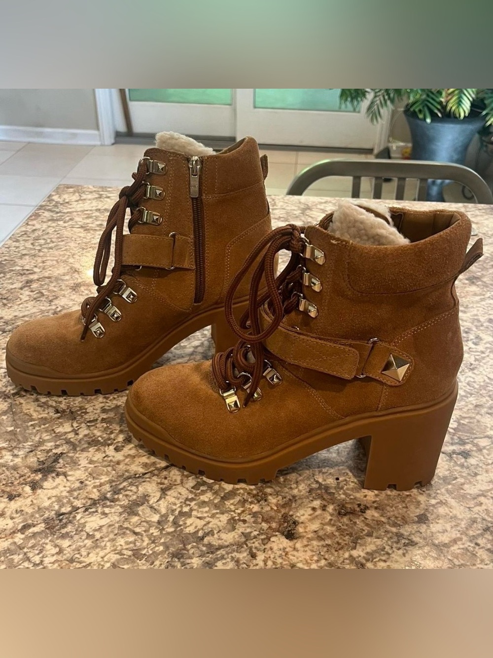 Mark Fisher Lug Heel Hiker Boots